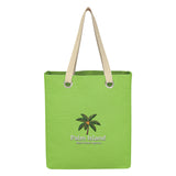 Vibrant Cotton Canvas Tote Bag