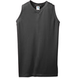 Girls' Sleeveless V-Neck Poly/Cotton Jersey