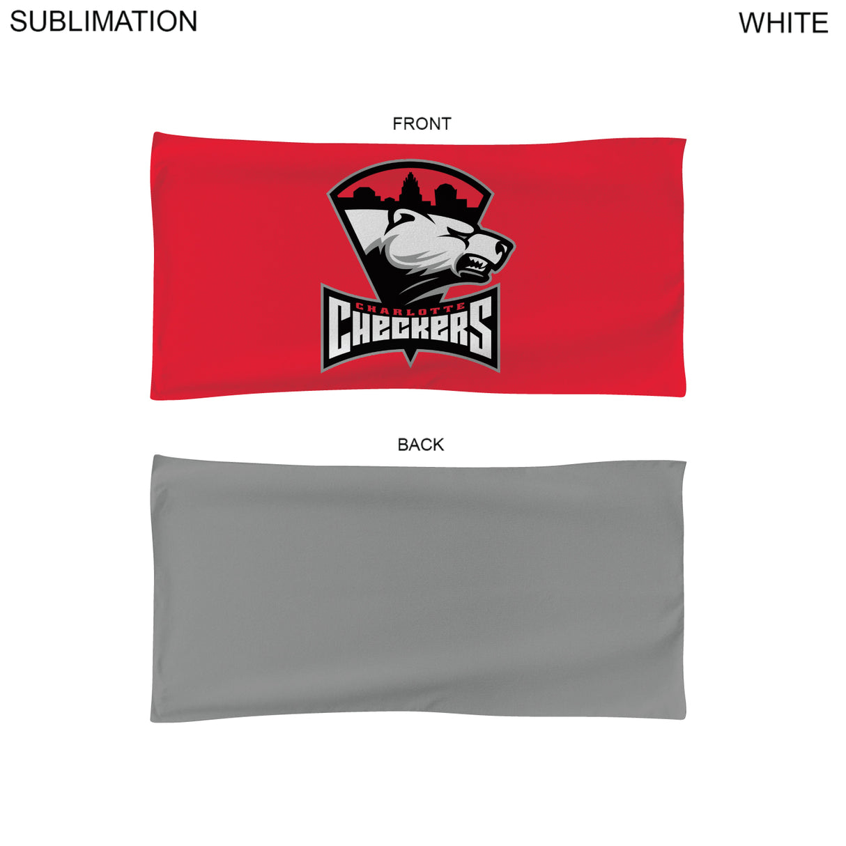 Colored Microfiber Terry Pool, Gym Towel, 20x40, Sublimated in Any PMS color Edge to Edge 2 side