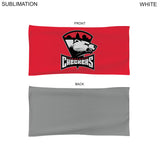 Colored Microfiber Terry Pool, Gym Towel, 20x40, Sublimated in Any PMS color Edge to Edge 2 side