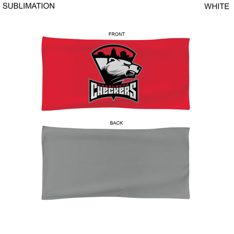Colored Microfiber Terry Pool, Gym Towel, 20x40, Sublimated in Any PMS color Edge to Edge 2 side