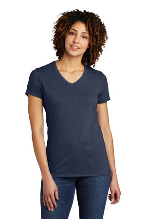 Allmade Women's Tri-Blend V-Neck Tee Shirt