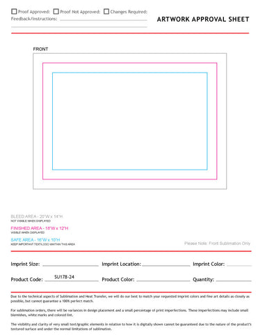 Personalized Microfiber Dri-Lite Terry Rally, Sports, Skate Towel, 12x18 Sublimated Edge to Edge