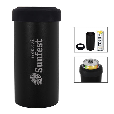 12 Oz. Slim Stainless Steel Insulated Can Holder