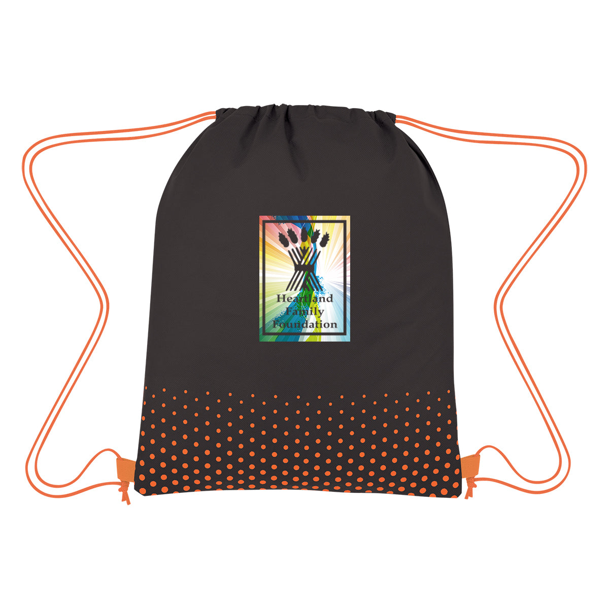 Connect The Dots Non-woven Drawstring Bag