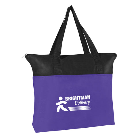Non-woven Zippered Tote Bag
