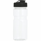 20 Oz. Translucent Recreation Bottle w/ Flip Top Lid