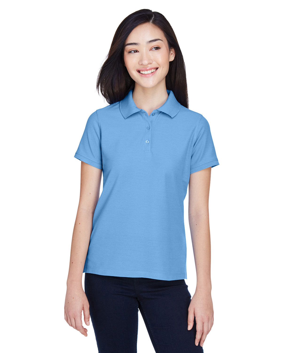 Harriton Ladies' 5 oz. Blend-Tek? Polo