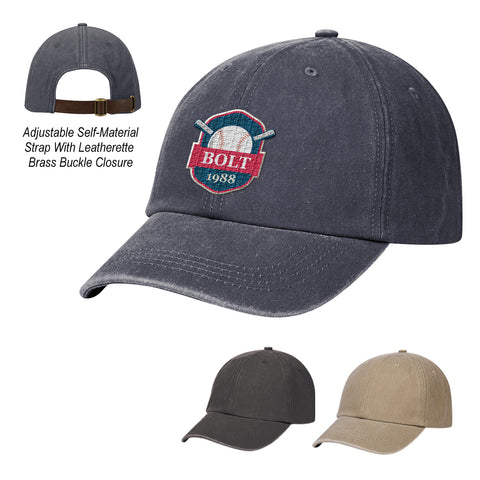 Washed Cotton Dad Cap