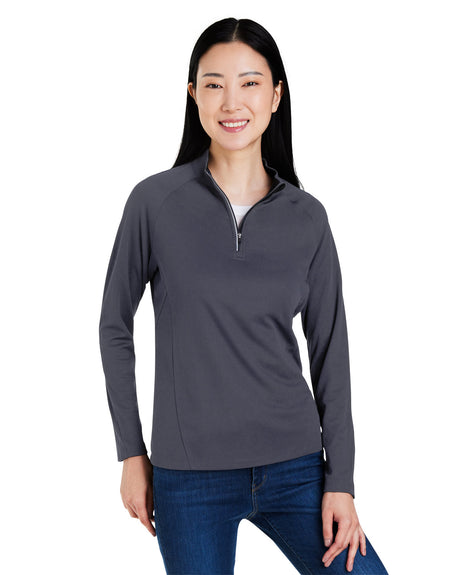 CORE 365 Ladies' Origin Performance Pique Quarter-Zip