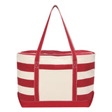 Cotton Canvas Nautical Tote Bag