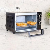 Total Chef 4-Slice Toaster Oven, Black