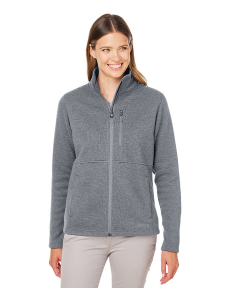 Marmot Mountain Ladies' Dropline Sweater Fleece Jacket