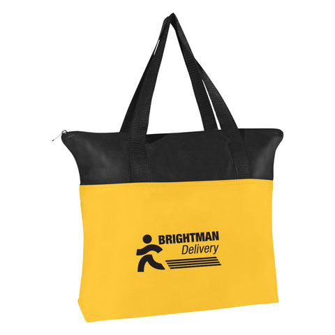Non-woven Zippered Tote Bag