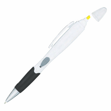 Dual Plastic Side Slide Action Pen/ Highlighter (3-5 Days)