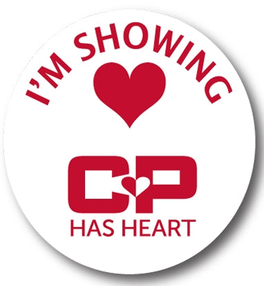 Circle Laminated Clothing Stickers (3.5