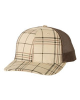 000458 Richardson® Patterned Snapback Trucker Cap