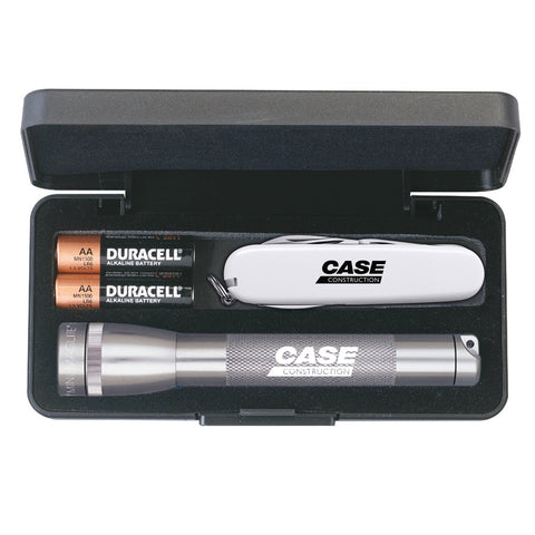 Mini Maglite® With Large Victorinox® Swiss Army Knife