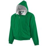 Youth Hooded Taffeta Jacket w/Fleece Lining