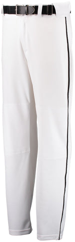 Open Bottom Piped Baseball Pant