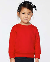 000083 Rabbit Skins Toddler Fleece Crewneck Sweatshirt