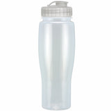 24 Oz. Contour Translucent Bottle w/ Flip Top Lid
