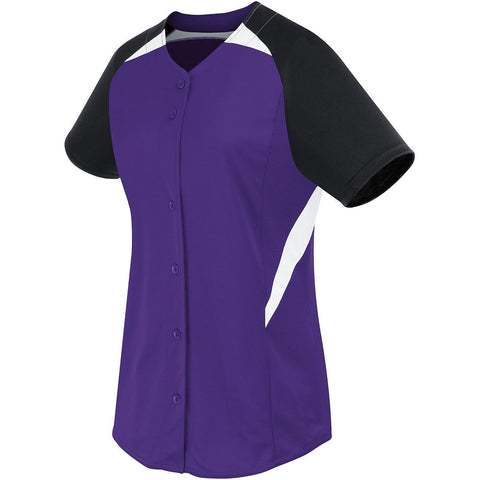 Ladies' Galaxy Full Button Jersey