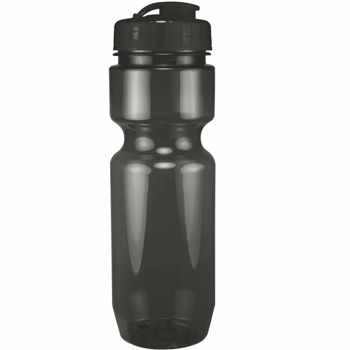 22 Oz. Translucent Bike Bottle w/ Flip Top Lid