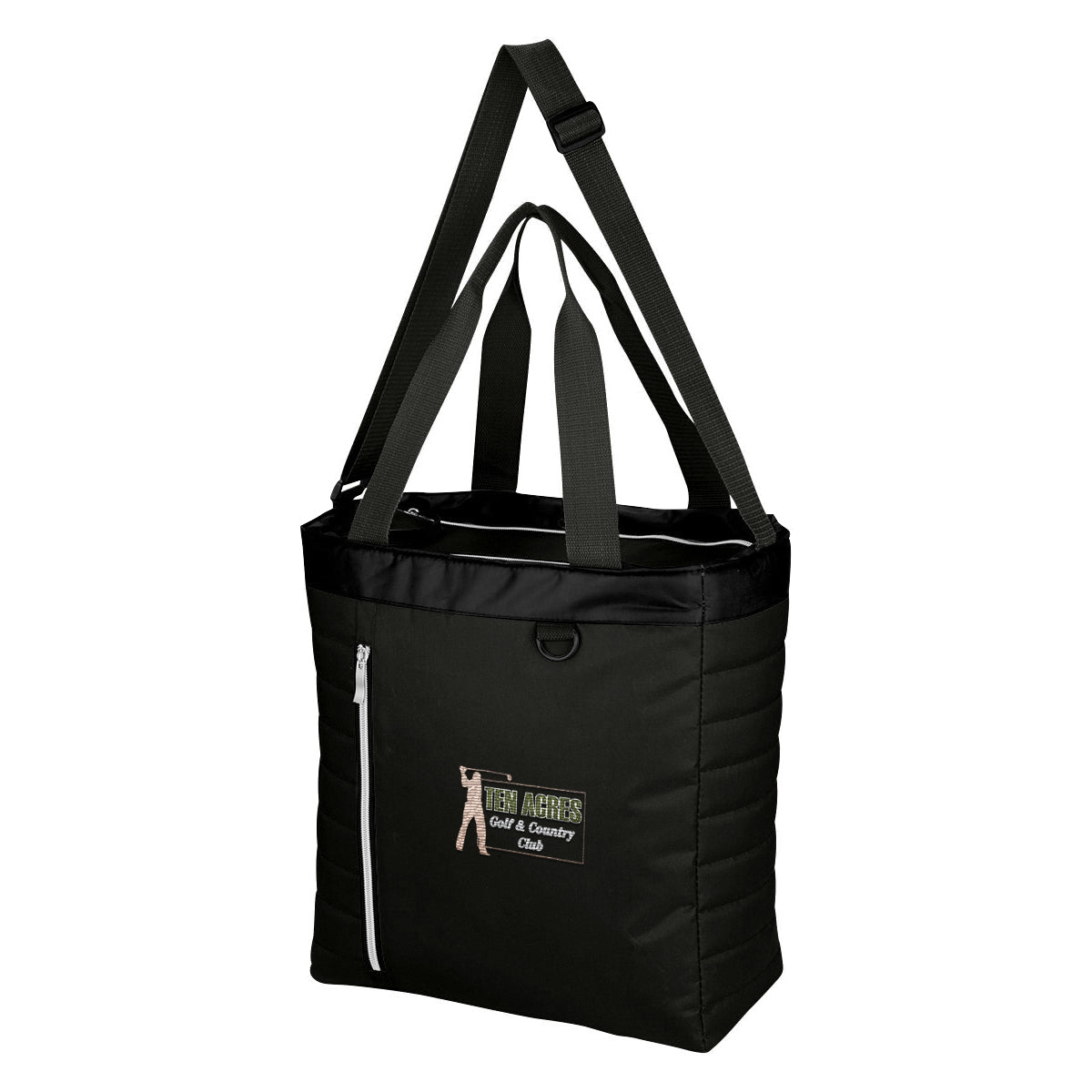 Quilted Slim Line Cooler Tote Bag