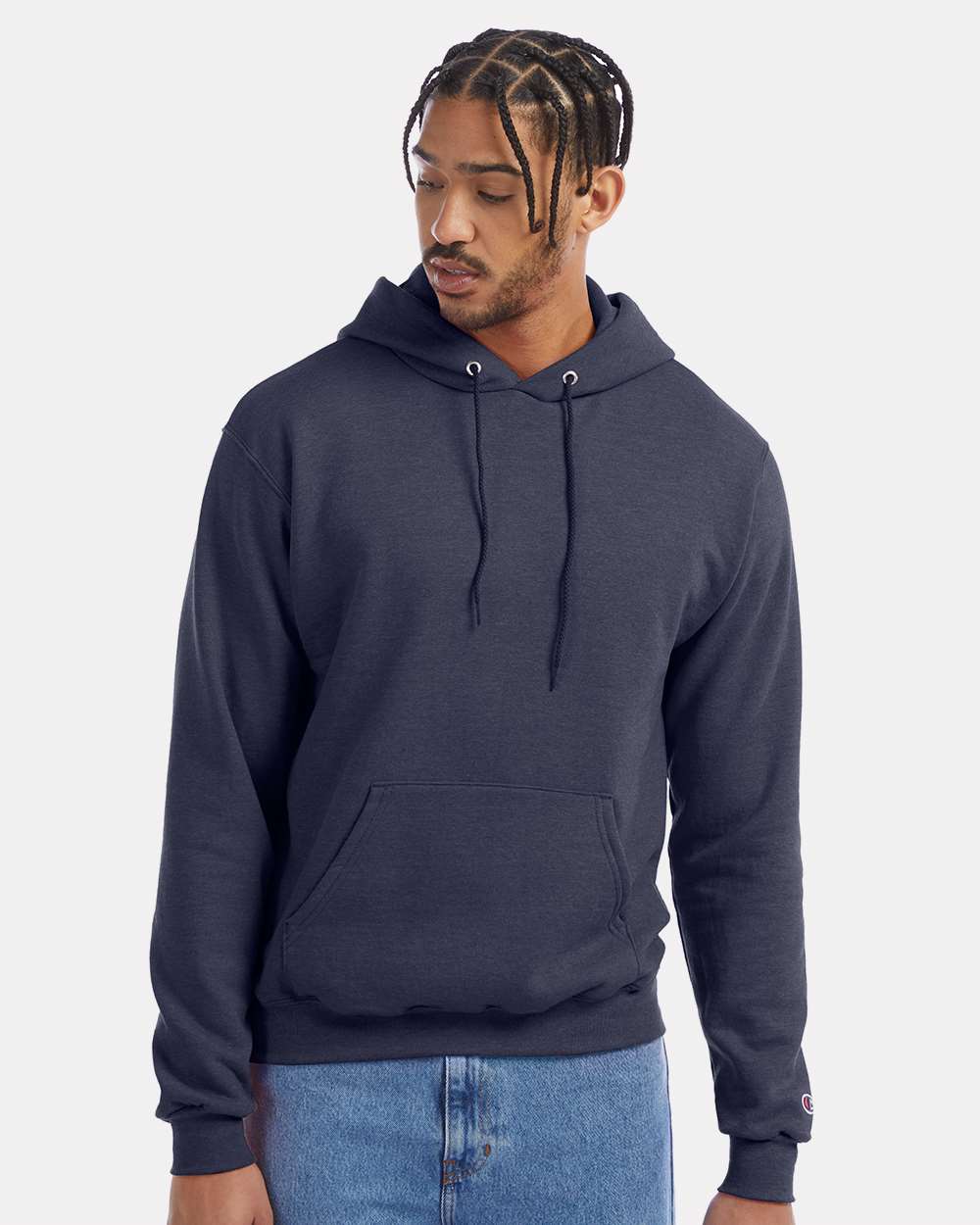000111 Champion Powerblend® Hooded Sweatshirt