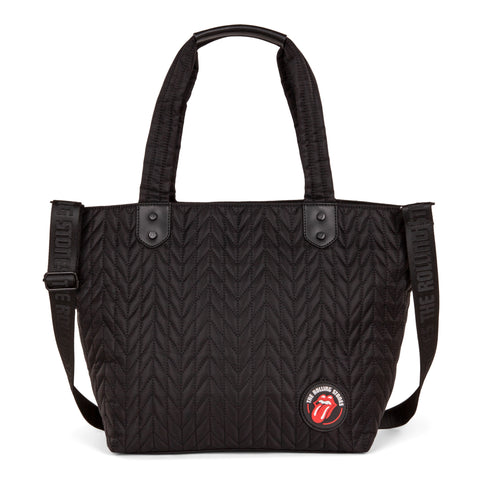 THE ROLLING STONES-ICONIC COLLECTION-Quilted Nylon Tote Bag