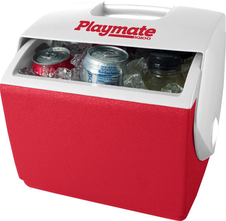 Igloo Playmate Pal 7qt Cooler in red/white (undecorated)