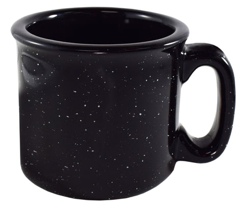 Camper 15oz speckled black mug - Etched