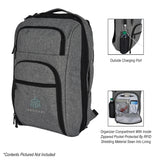 Heathered Rfid Laptop Backpack & Briefcase