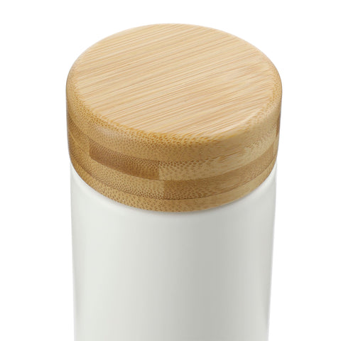 Arlo Ceramic Tumbler with Bamboo lid 11oz