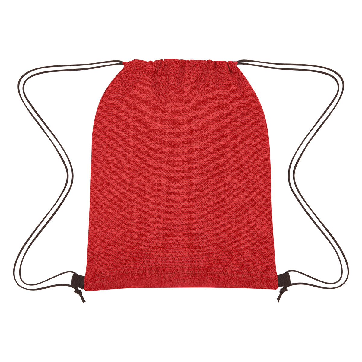 Heathered Non-woven Drawstring Backpack