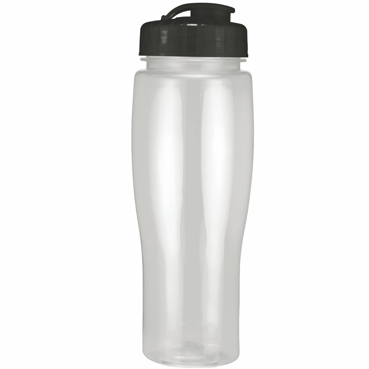 24 Oz. Contour Translucent Bottle w/ Flip Top Lid