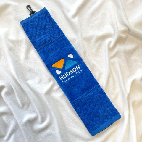 100% Cotton Velour Trifold Golf Towel 16
