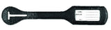 Bag Tag Black smooth simuleather