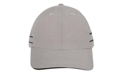 Microfiber Sports Cap w/Piping & Sandwich