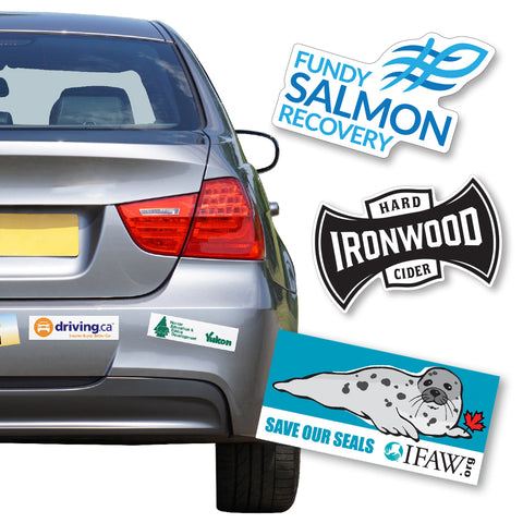 Bumper Stickers W/Removable Backing