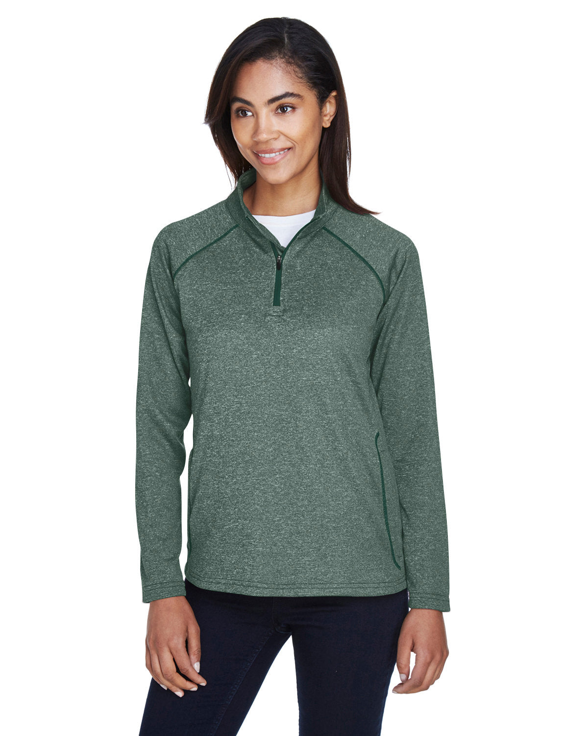 DEVON AND JONES Ladies' Stretch Tech-Shell® Compass Quarter-Zip