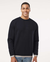 Lat Apparel Statement Fleece Crewneck Sweater