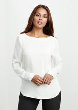 Madison Ladies Boatneck Shirt