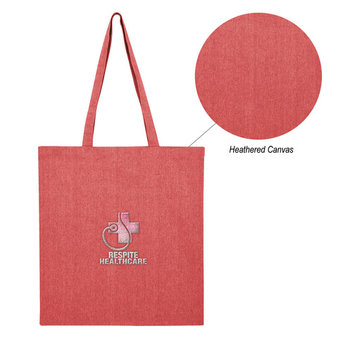 Harlow Heathered Tote Bag