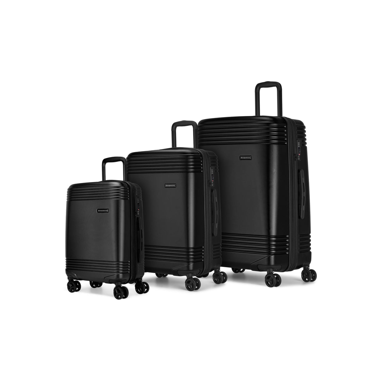 Nashville Recycled Pet Hardside Luggage 3 Piece Set