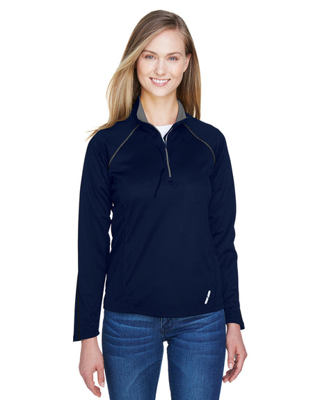 NORTH END Ladies' Radar Quarter-Zip Performance Long-Sleeve Top