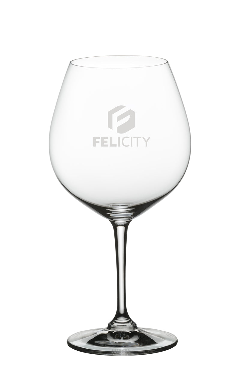 Riedel 24.75 oz Old World Pinot Noir w/pour aid crystal wine glass