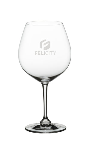 Riedel 24.75 oz Old World Pinot Noir w/pour aid crystal wine glass