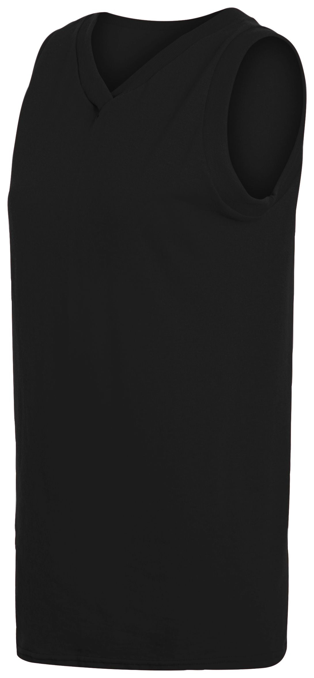 Ladies' Sleeveless V-Neck Poly/Cotton Jersey